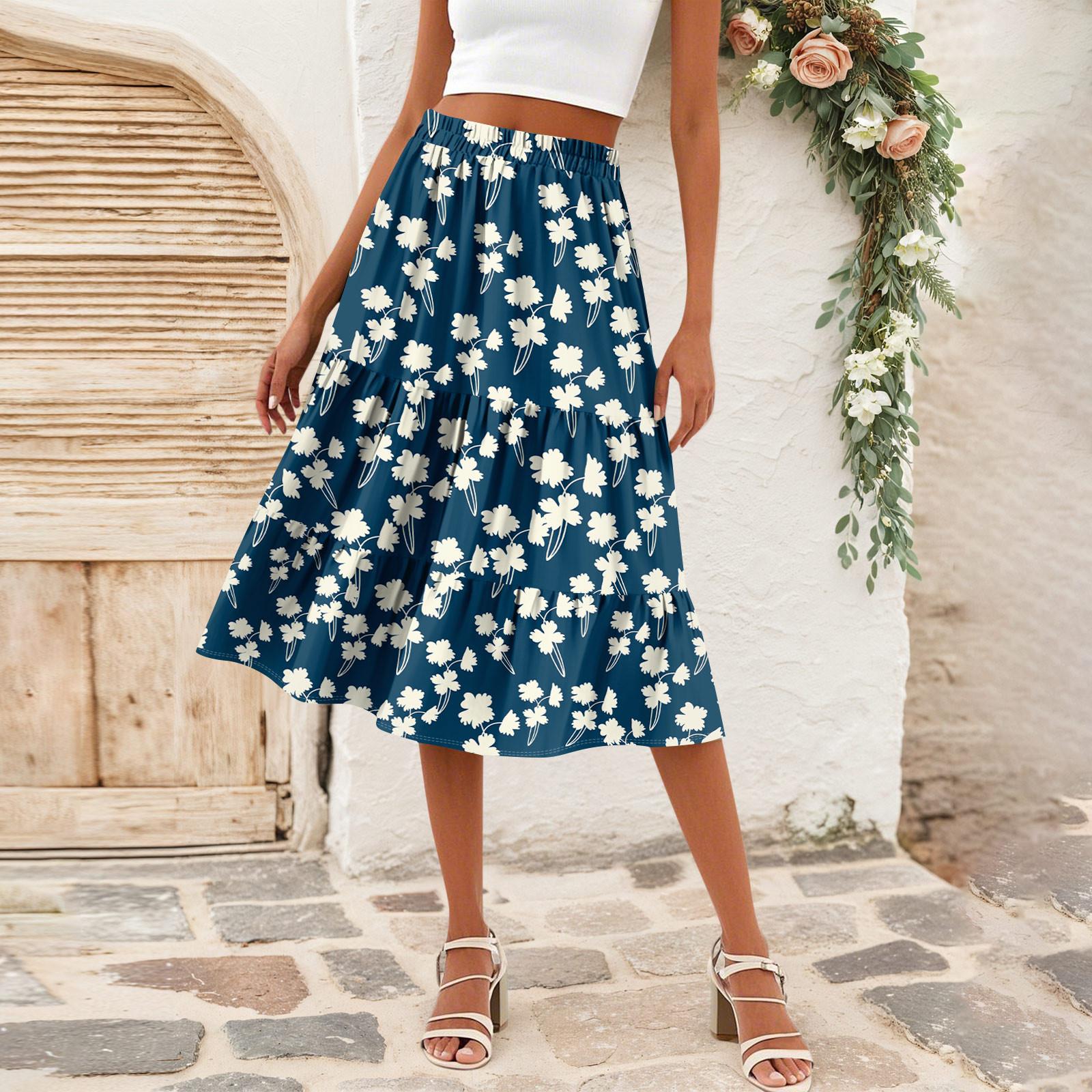 Женская повседневная юбка А-силуэта с высокой талией, юбка в полоску с принтом в горошек и карманами M синий
Женская повседневная юбка А-силуэта с высокой талией, юбка в полоску с принтом в горошек и карманами M синий