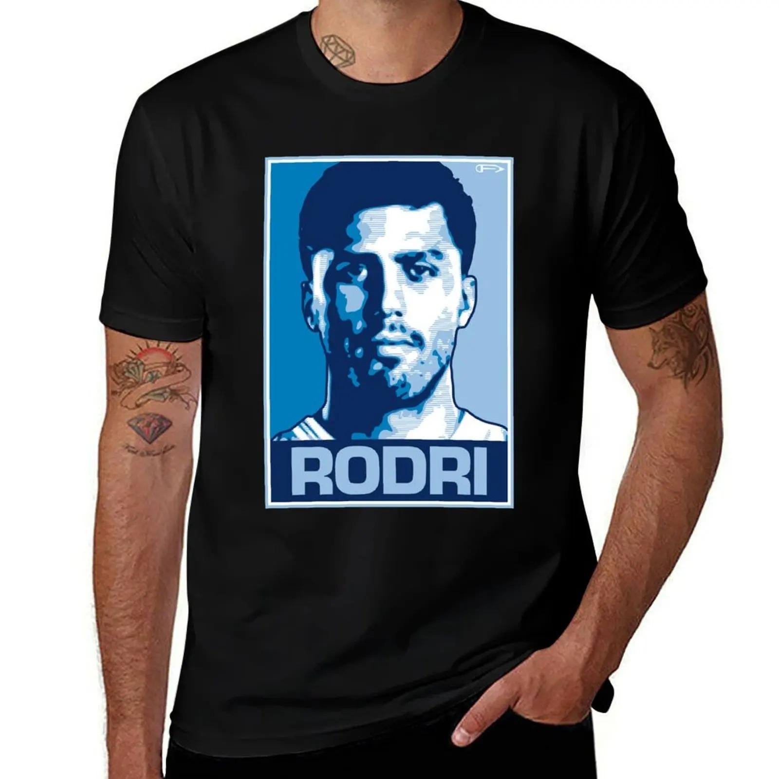 Stylish Black Rodri Manchester City Football Star Pop Art Portrait Graphic Everyday Casual Cotton Short-Sleeve T-Shirt 4XL
Stylish Black Rodri Manchester City Football Star Pop Art Portrait Graphic Everyday Casual Cotton Short-Sleeve T-Shirt 4XL