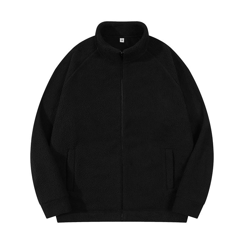 Winter Stand Collar Fleece Loose Casual Warm Coat Male Zipper Jacket Cardigan Top Men M чорний
Winter Stand Collar Fleece Loose Casual Warm Coat Male Zipper Jacket Cardigan Top Men M чорний