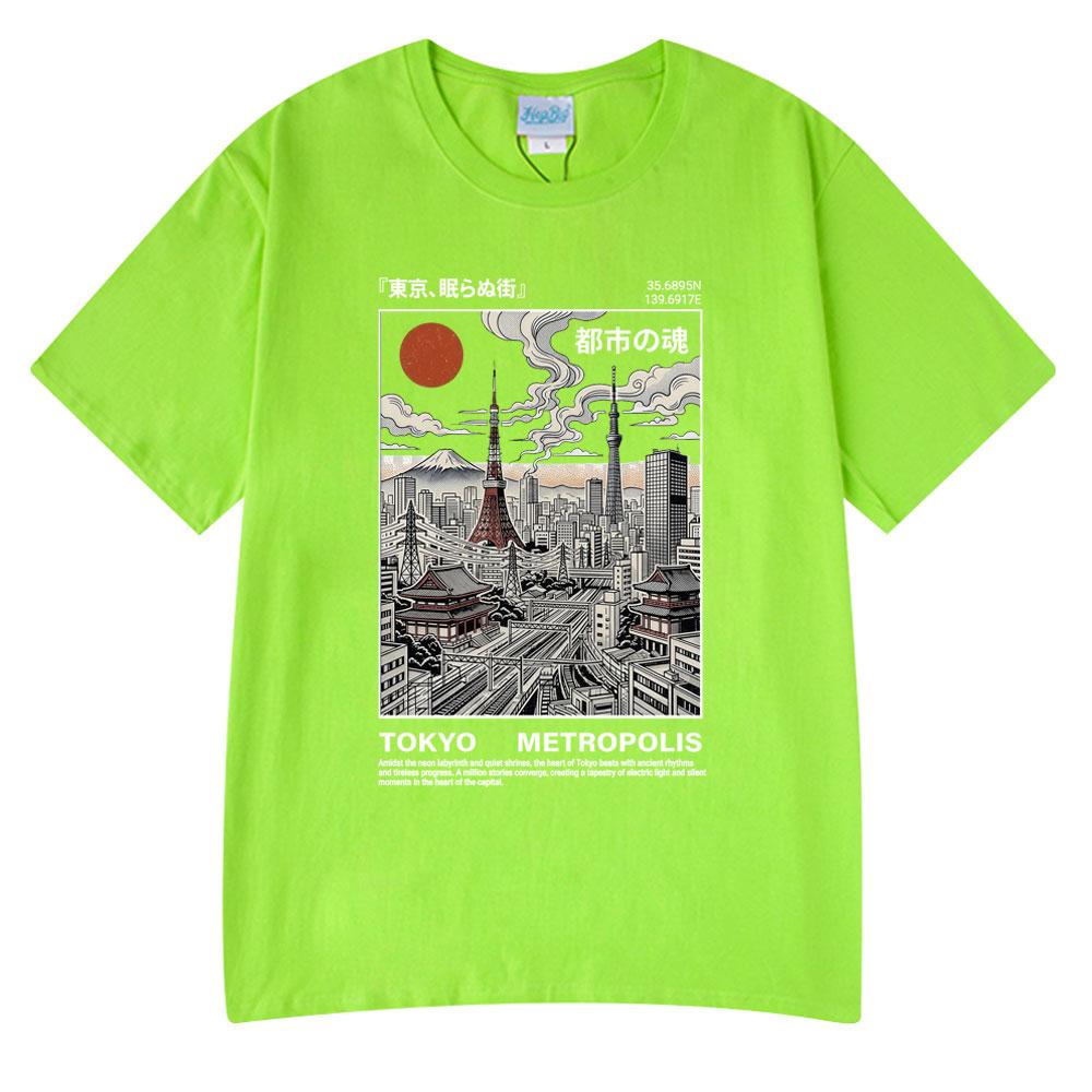 Tokyo Metropolis Cityscape T-shirt Japanese Retro Skyline Graphic Style Tee Summer Couple Tees Cotton Casual Oversized T Shirts 4XL
Tokyo Metropolis Cityscape T-shirt Japanese Retro Skyline Graphic Style Tee Summer Couple Tees Cotton Casual Oversized T Shirts 4XL