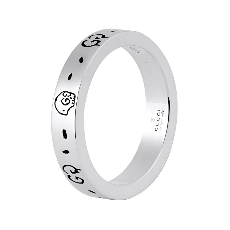 Gucci Ghost Spirit 0.4Cm Wide Letter Engraved Decoration Shiny 925 Silver Ring Women ring 477932-J8400-0701 Dust Bag+Box (Random Color),14
Gucci Ghost Spirit 0.4Cm Wide Letter Engraved Decoration Shiny 925 Silver Ring Women ring 477932-J8400-0701 Dust Bag+Box (Random Color),14