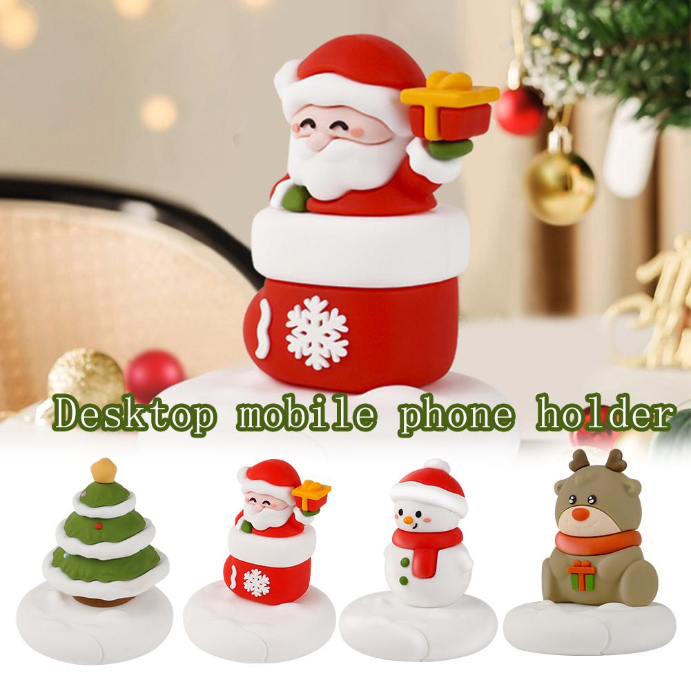 Santa Claus Cell Phone Holder Christmas Tree Expanding Elk Sticker Stand Bracket Telescopic Bac S0B2 Christmas Snowman-1pcs
Santa Claus Cell Phone Holder Christmas Tree Expanding Elk Sticker Stand Bracket Telescopic Bac S0B2 Christmas Snowman-1pcs