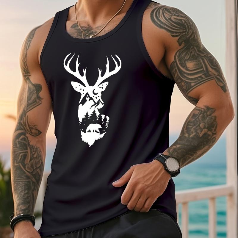 Мужская майка с геометрическим узором, модная футболка без рукавов, смелый дизайн, для летних вечеринок и мероприятий XXL чёрный
Мужская майка с геометрическим узором, модная футболка без рукавов, смелый дизайн, для летних вечеринок и мероприятий XXL чёрный