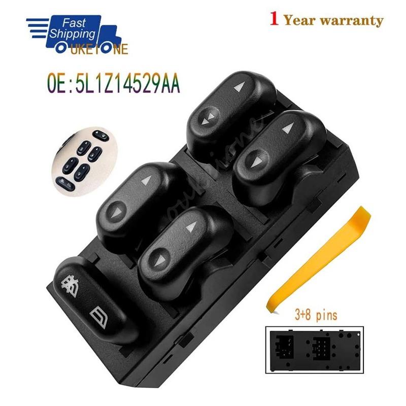5L1Z-14529-AA For 2004-2008 Ford F150 Crown Victoria Lincoln Mercury Grand Marquis Electric Power Window Switch Button Car Parts
5L1Z-14529-AA For 2004-2008 Ford F150 Crown Victoria Lincoln Mercury Grand Marquis Electric Power Window Switch Button Car Parts