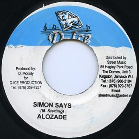 7inch Record ALOZADE / DANNY ENGLISH - Simon Says / Bad Mind D Ice 2005 Jamaica Reggae, Ska & Dub
7inch Record ALOZADE / DANNY ENGLISH - Simon Says / Bad Mind D Ice 2005 Jamaica Reggae, Ska & Dub