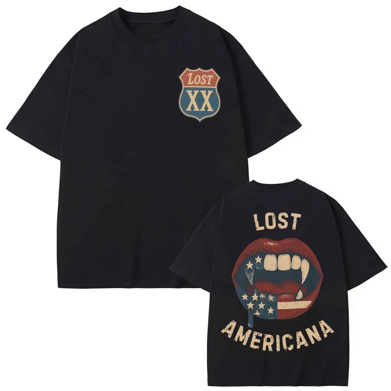 Rapper MGK Lost Americana Tour T-shirts Men Women Hip Hop Fashion Short Sleeve T-shirt Summer Casual Loose Cotton T Shirts S
Rapper MGK Lost Americana Tour T-shirts Men Women Hip Hop Fashion Short Sleeve T-shirt Summer Casual Loose Cotton T Shirts S