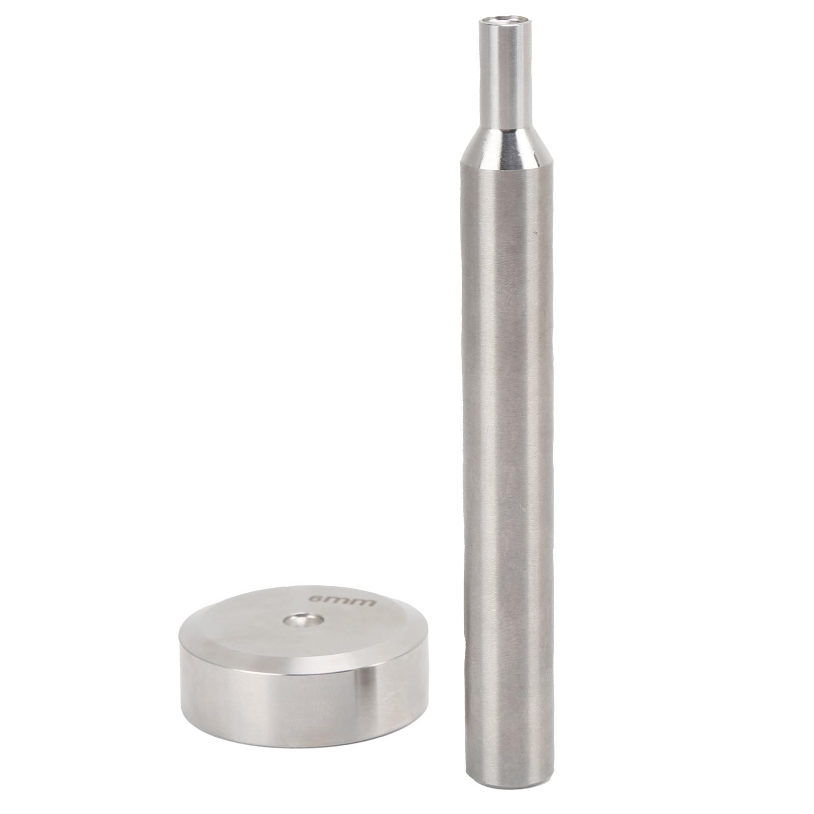 Rivet Punch DoubleSided 6mm Fixing Setting Tool for DIY Leather Craft Button Installation
Rivet Punch DoubleSided 6mm Fixing Setting Tool for DIY Leather Craft Button Installation