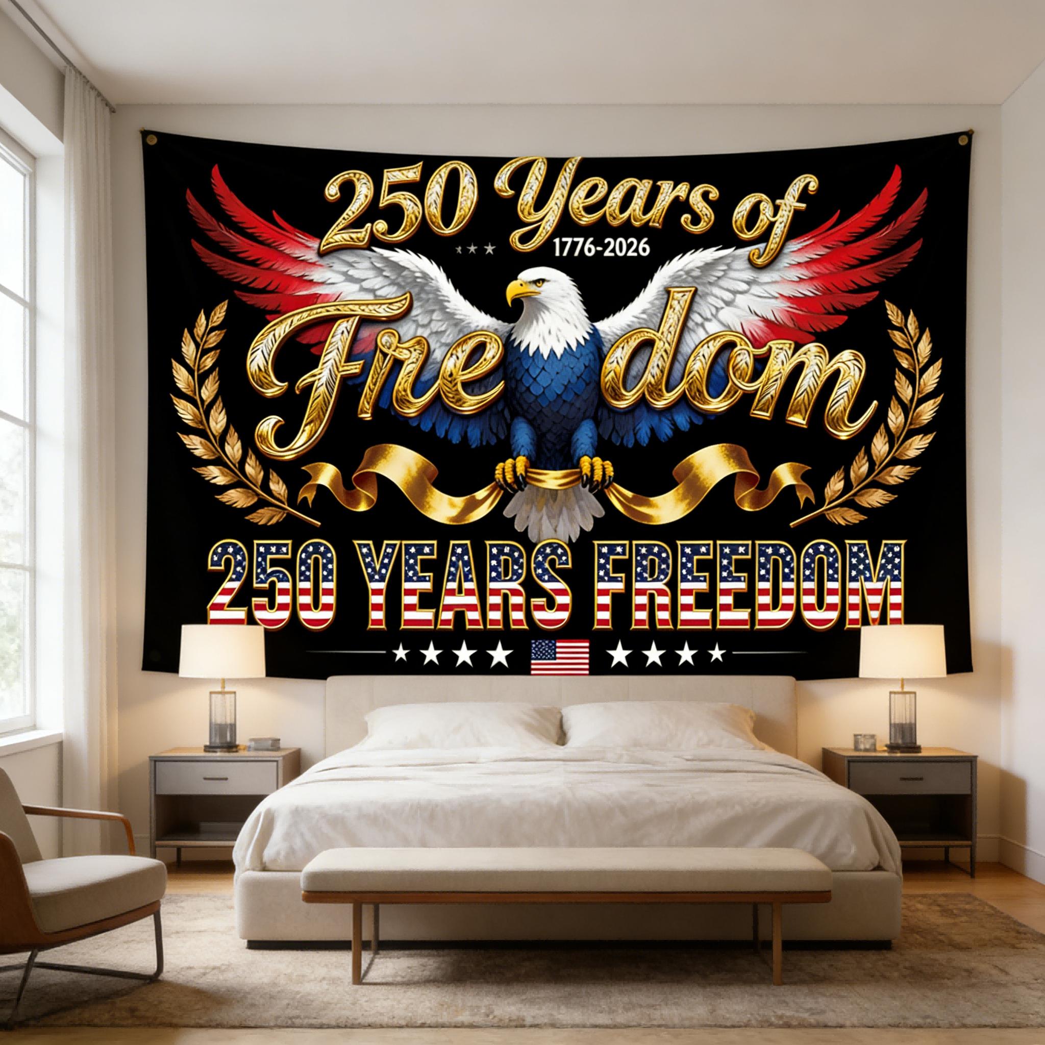 1pc 250th Americas Founding Anniversary 2D Flat Banner Patriotic Decorative Flag No Electricity Needed 74x94cm(29x37in)
1pc 250th Americas Founding Anniversary 2D Flat Banner Patriotic Decorative Flag No Electricity Needed 74x94cm(29x37in)
