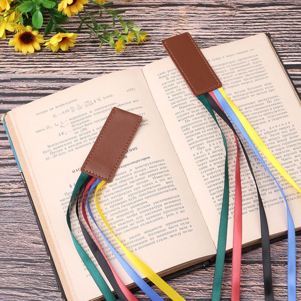 Colorful Multi Leatherette Reading Page Markers Ribbon Bookmark Artificial Leather Bookmark
Colorful Multi Leatherette Reading Page Markers Ribbon Bookmark Artificial Leather Bookmark