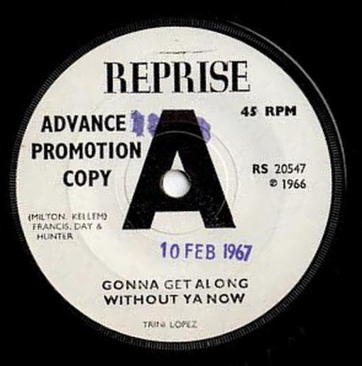 7inch Record TRINI LOPEZ - Gonna Get Along Without Ya Now RS20547PROMO Reprise Records 1967 UK Rock Used
7inch Record TRINI LOPEZ - Gonna Get Along Without Ya Now RS20547PROMO Reprise Records 1967 UK Rock Used