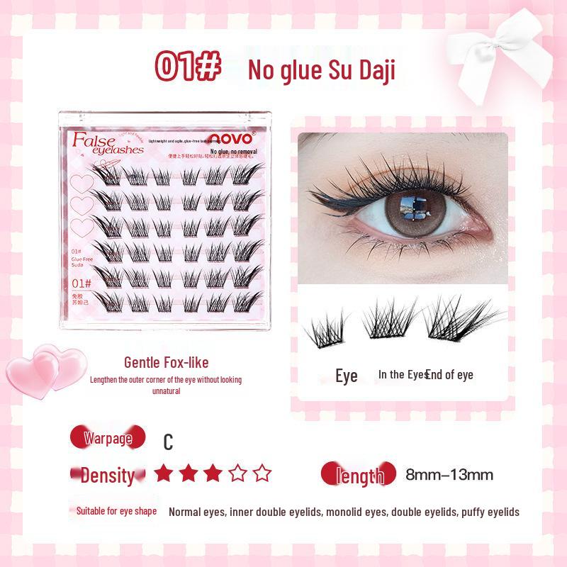 NOVO9167 Lightweight 3D False Eyelashes: Adhesive-Free, Easy for Beginners, Secure Fit, Natural Look, Perfect for 8 AM, Instagram-Ready.
NOVO9167 Lightweight 3D False Eyelashes: Adhesive-Free, Easy for Beginners, Secure Fit, Natural Look, Perfect for 8 AM, Instagram-Ready.