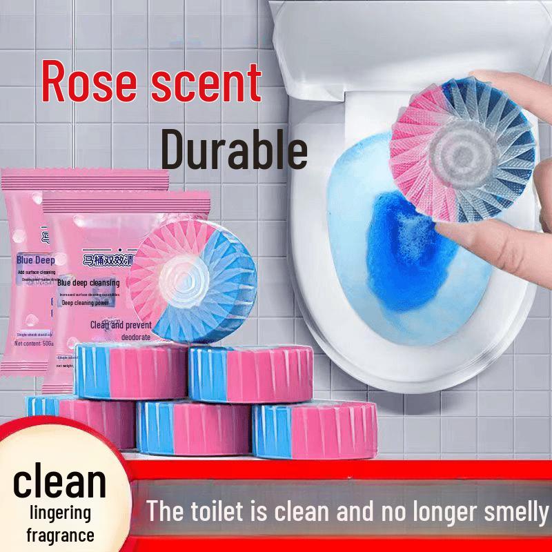 Dual Color Toilet Cleaner Block - Blue Bubble Fragrance, Deodorizing & Descaling Individual pack (water-soluble film)
Dual Color Toilet Cleaner Block - Blue Bubble Fragrance, Deodorizing & Descaling Individual pack (water-soluble film)