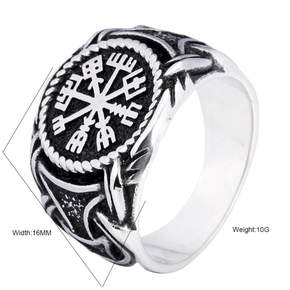 Compass Solid Ring 316L Stainless Steel Punk Vikings Style Man Ring Jewellery Size 7-13 7 серебряный
Compass Solid Ring 316L Stainless Steel Punk Vikings Style Man Ring Jewellery Size 7-13 7 серебряный