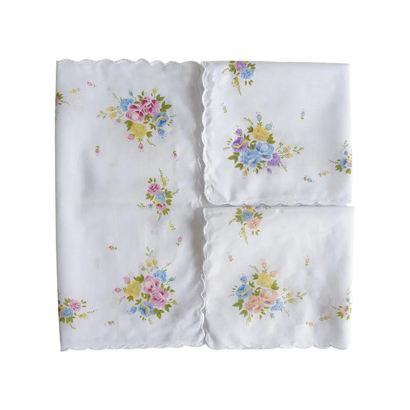 3Pcs 30x30cm Flower Printed Cotton Women Hankies Lace Hanky Ladies Scarf Pocket Hankerchief Wedding Party Gift
3Pcs 30x30cm Flower Printed Cotton Women Hankies Lace Hanky Ladies Scarf Pocket Hankerchief Wedding Party Gift