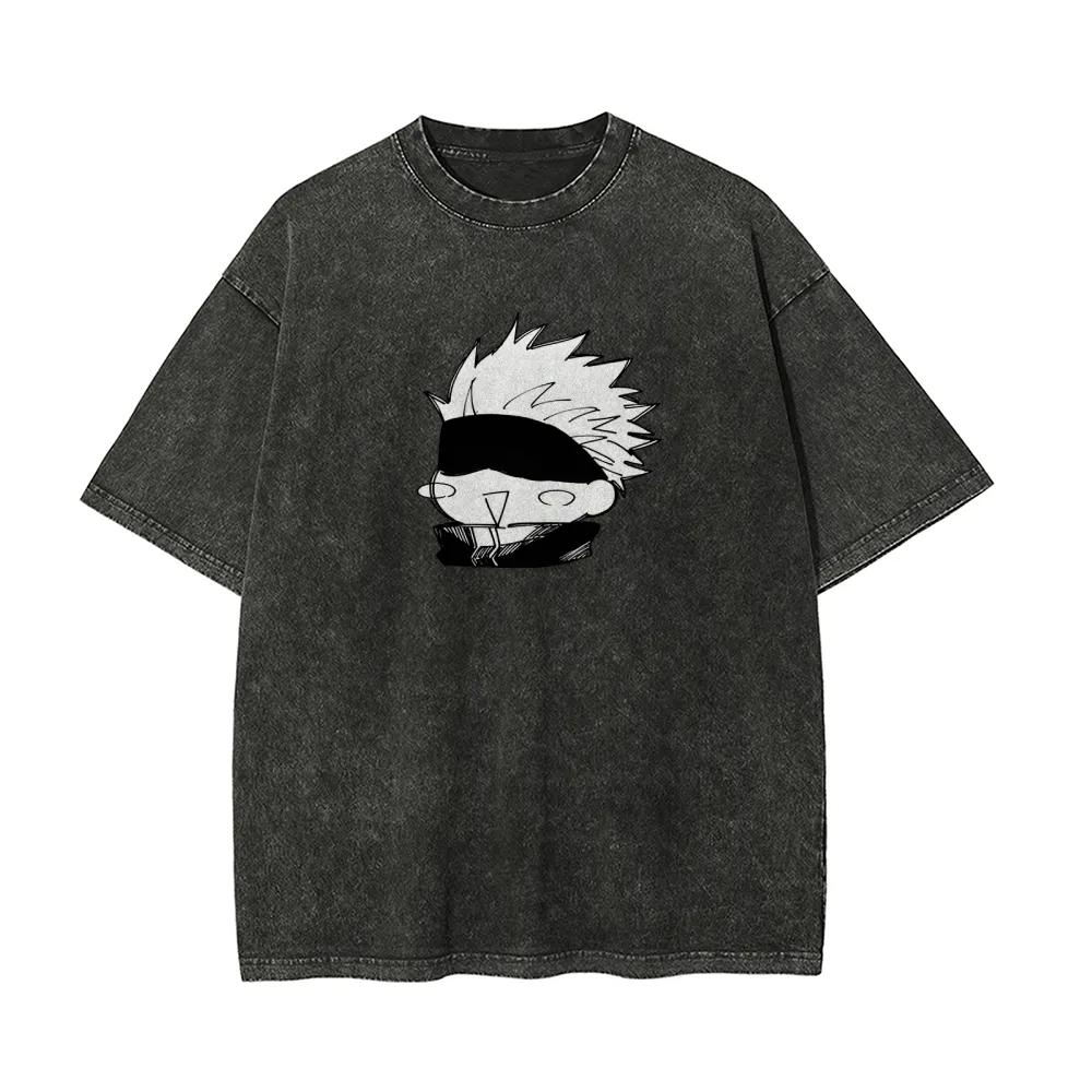 Satoru Gojo Chibi TShirt Jujutsu Kaisen Funny Anime Graphic Tee Vintage Washed Oversized Cotton Harajuku Kawaii Men Clothes M
Satoru Gojo Chibi TShirt Jujutsu Kaisen Funny Anime Graphic Tee Vintage Washed Oversized Cotton Harajuku Kawaii Men Clothes M