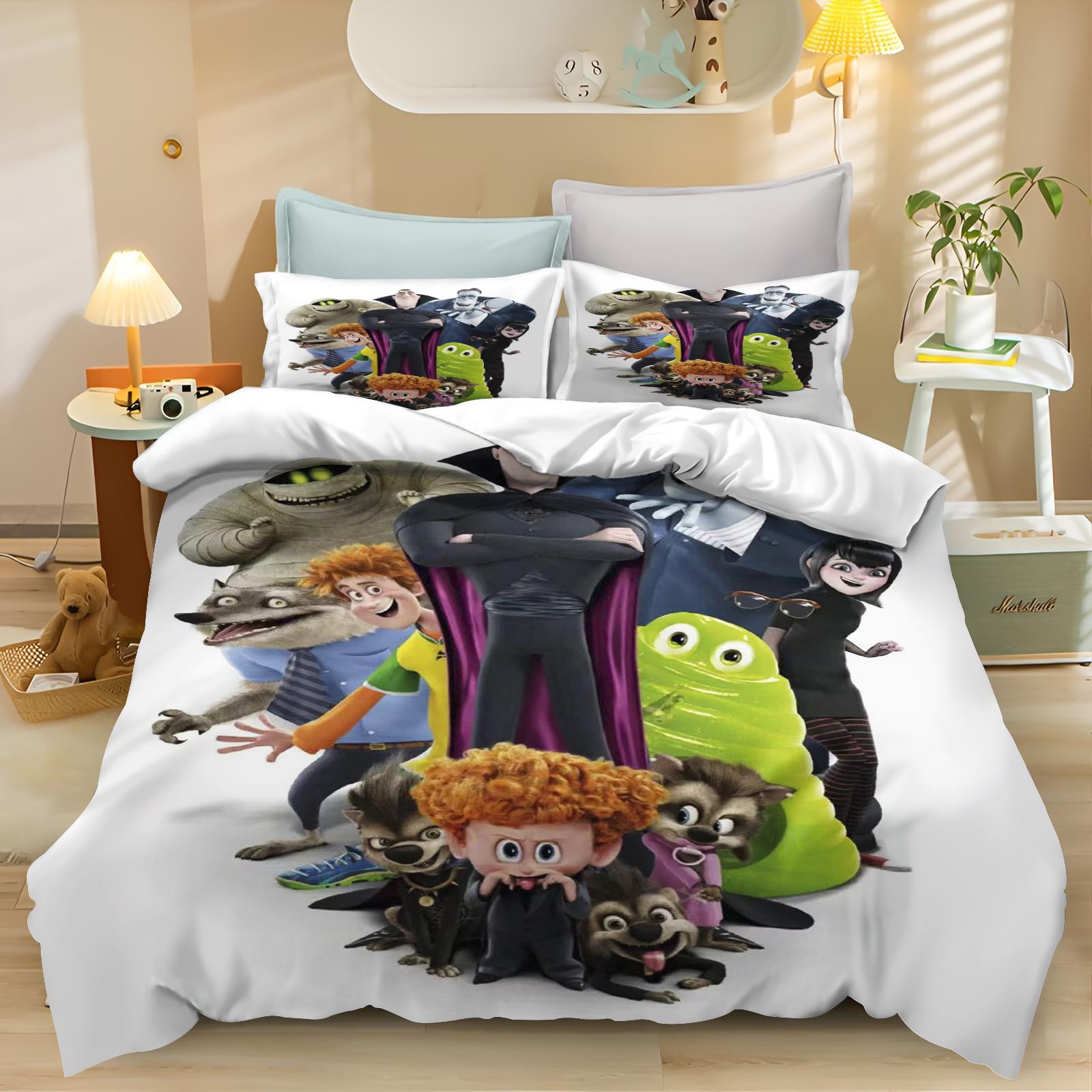 Hotel Transylvania Duvet Cover Dracula Cartoon Forest Polyester Adult Gift 2/3Pcs Bedding Set US Queen(228*228cm)3pcs
Hotel Transylvania Duvet Cover Dracula Cartoon Forest Polyester Adult Gift 2/3Pcs Bedding Set US Queen(228*228cm)3pcs