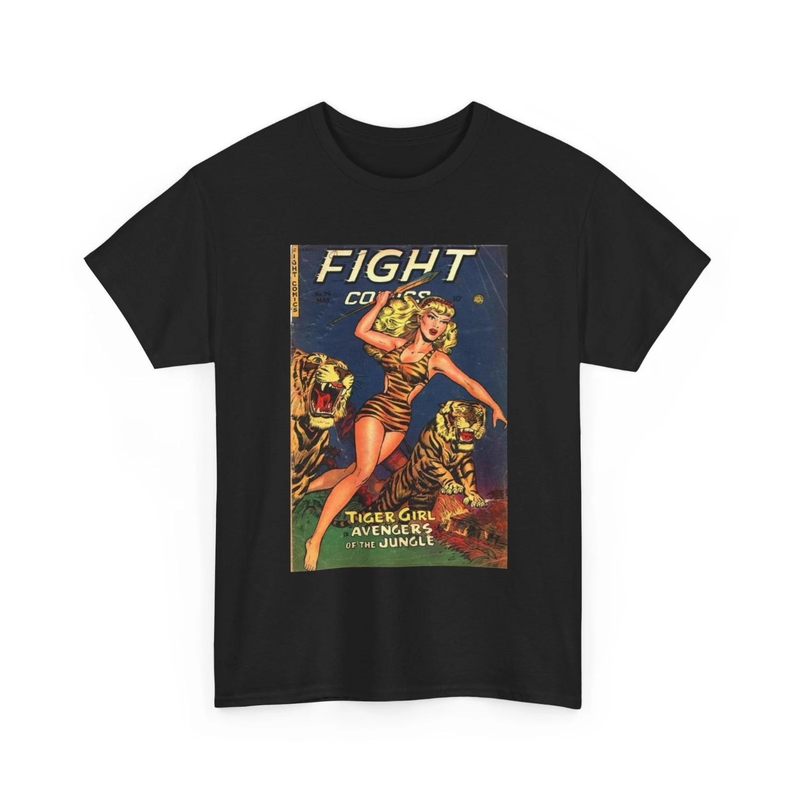 Tiger Girl in AVENGERS of ther JUNGLE - TSH-2026-XL03 Unisex 100% Cotton T-shirt Mens Tees Top M
Tiger Girl in AVENGERS of ther JUNGLE - TSH-2026-XL03 Unisex 100% Cotton T-shirt Mens Tees Top M