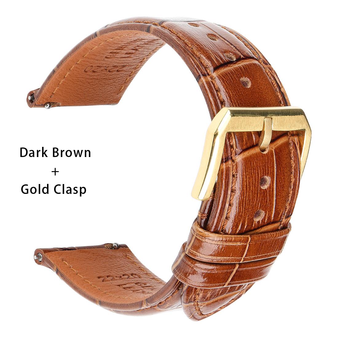 Fashion Brown Black Leather Watch Strap 18mm 20mm 22mm 24mm Men Women Watchband Universal Butterfly Buckle Watch Band Bracelet 18mm
Fashion Brown Black Leather Watch Strap 18mm 20mm 22mm 24mm Men Women Watchband Universal Butterfly Buckle Watch Band Bracelet 18mm