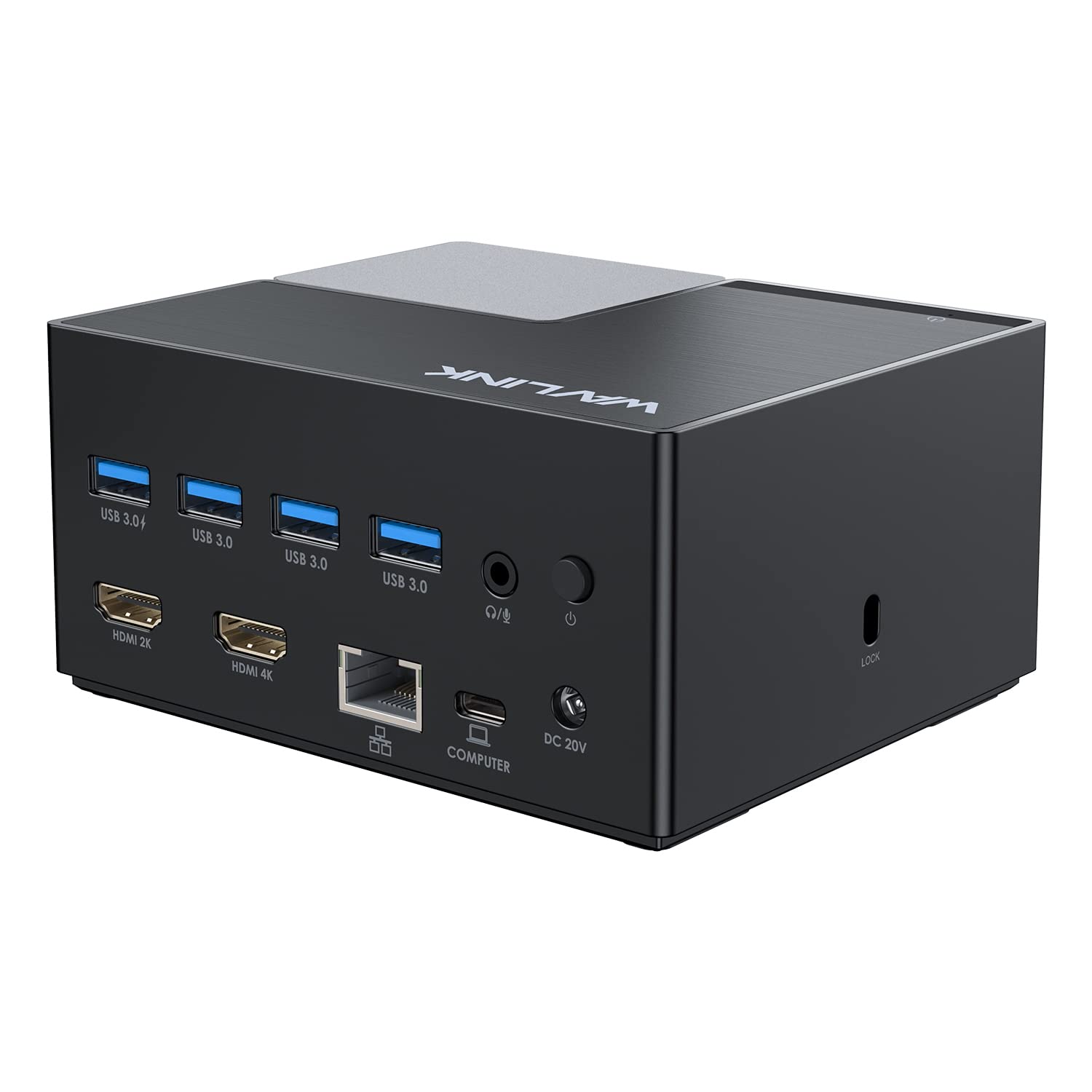 WAVLINK Порт док-станции Двойной HDMI RJ45 Ethernet 100 Вт Передача мощности 4 порта USB Аудио Thunderbolt 3 и совместимый ноутбук USB-C 10-в-1 Type-C чёрный
WAVLINK Порт док-станции Двойной HDMI RJ45 Ethernet 100 Вт Передача мощности 4 порта USB Аудио Thunderbolt 3 и совместимый ноутбук USB-C 10-в-1 Type-C чёрный