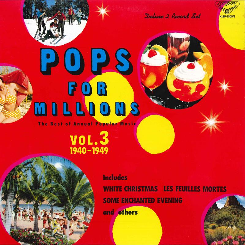 LP Record VARIOUS - Pops For Millions Vol.3 1940-1949 K18P93056 LONDON 1983 Japan Pop Used
LP Record VARIOUS - Pops For Millions Vol.3 1940-1949 K18P93056 LONDON 1983 Japan Pop Used
