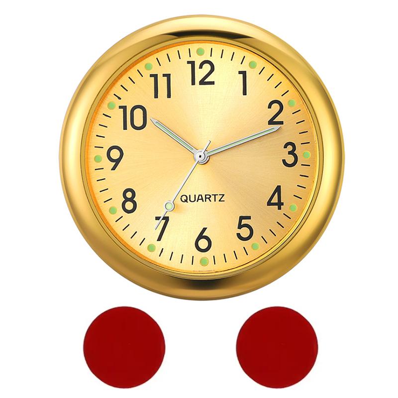 Автомобильные часы MiniLuminous водонепроницаемые электронные часы кварцевые часы велосипедные часы мотоцикл часы автомобильные приборные панели в автомобильных аксессуарах золотой