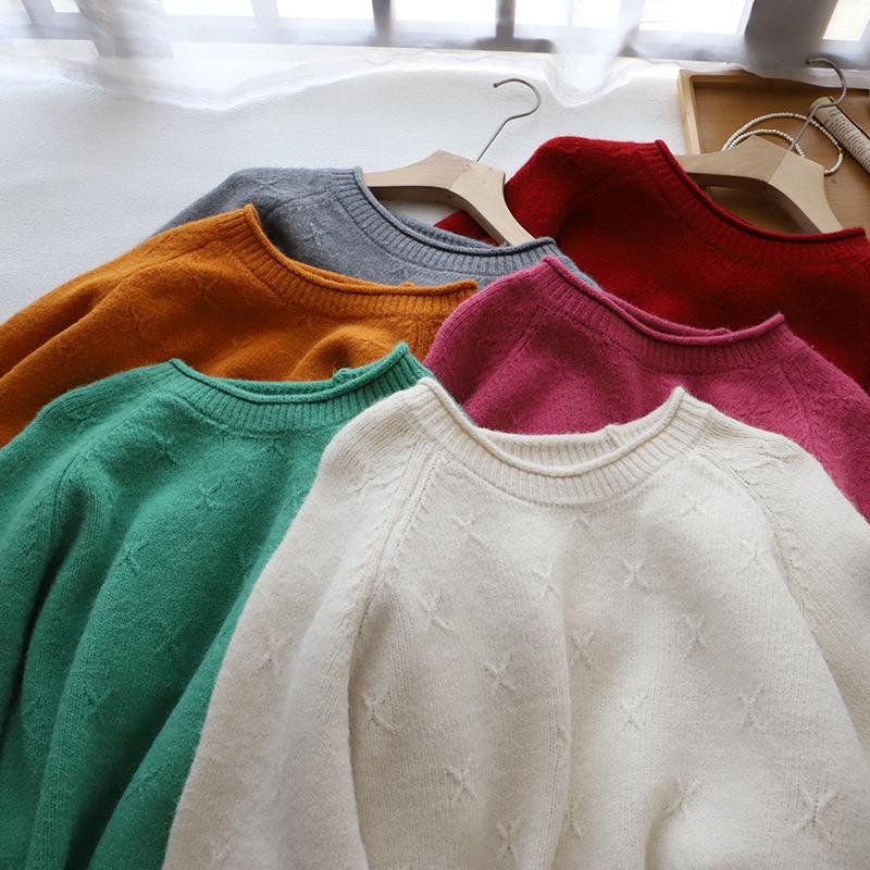 2024 Korean Style Multicolor Round Neck Crochet Knit Pullover Sweater for Women One Size
2024 Korean Style Multicolor Round Neck Crochet Knit Pullover Sweater for Women One Size
