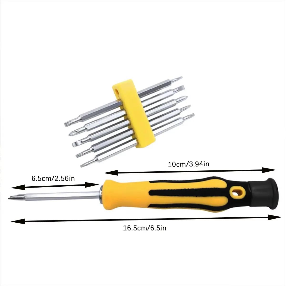 12 In 1 Screwdriver Set Magnetic Bit Cross Flat Shaped Screwdriver Head Multifunctional Precision Handheld Maintenance Tool Home
12 In 1 Screwdriver Set Magnetic Bit Cross Flat Shaped Screwdriver Head Multifunctional Precision Handheld Maintenance Tool Home