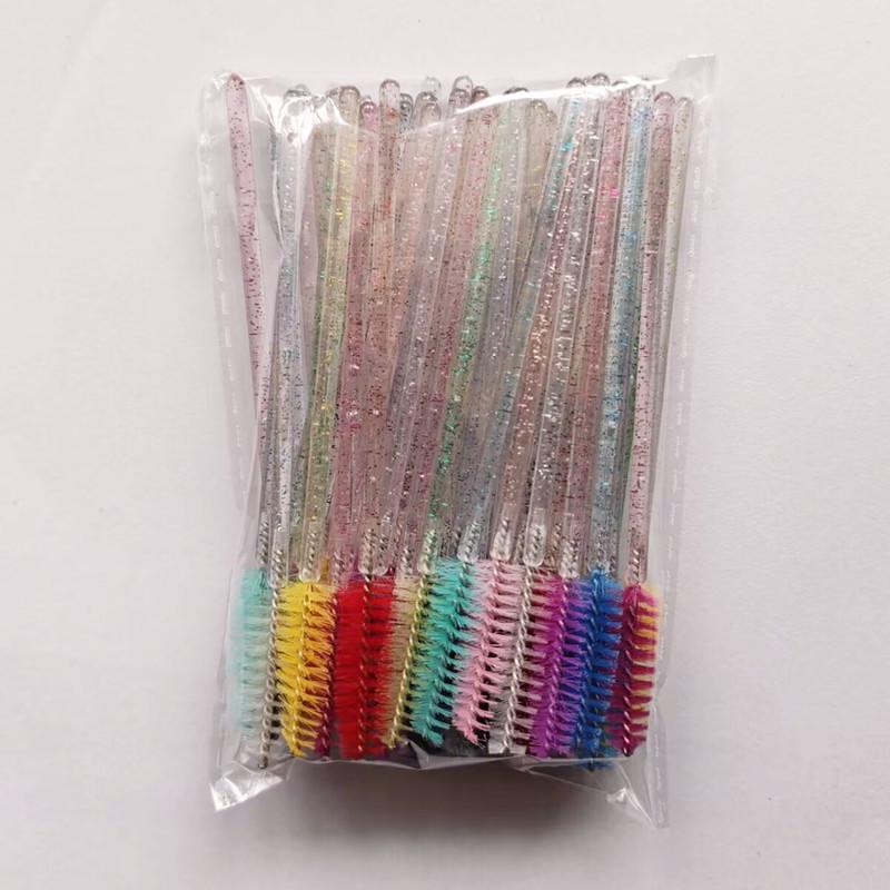 50-Piece Portable Crystal Rod Eyelash & Eyebrow Brush Set - Nylon Makeup & Extension Comb
50-Piece Portable Crystal Rod Eyelash & Eyebrow Brush Set - Nylon Makeup & Extension Comb