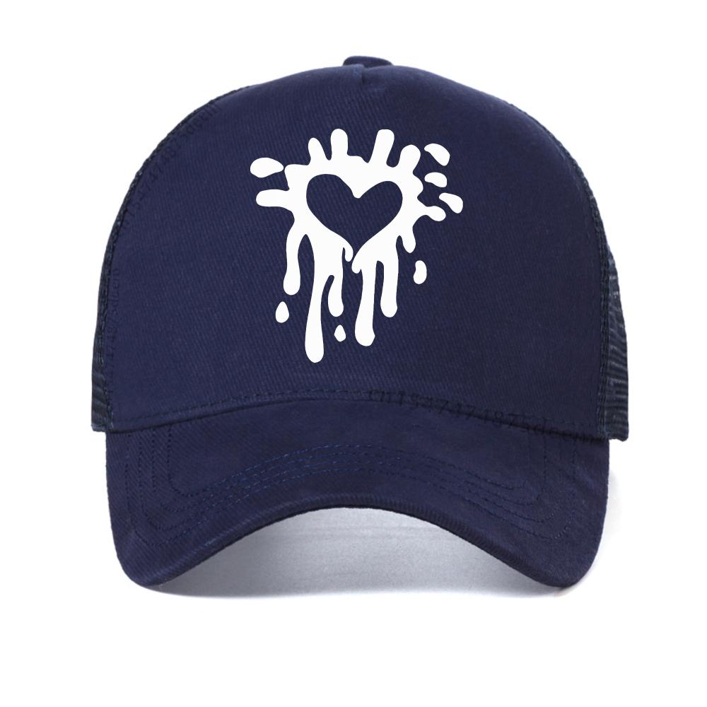 Melting Heart Print Women baseball cap Summer Cute Tennis Skate Sunscreen mesh outdoor casual adjustable mesh trucker hat Adjustable темно-синього кольору
Melting Heart Print Women baseball cap Summer Cute Tennis Skate Sunscreen mesh outdoor casual adjustable mesh trucker hat Adjustable темно-синього кольору