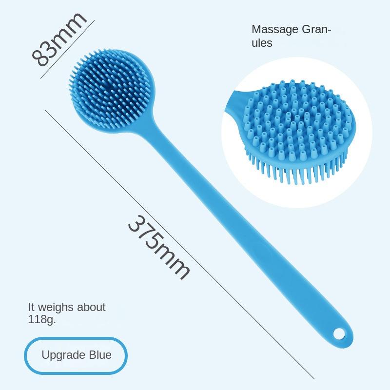 Double-sided Long Handle Thickened Silicone Bath Brush Bathroom Toilet Back Massage Soft Bath Brush синій
Double-sided Long Handle Thickened Silicone Bath Brush Bathroom Toilet Back Massage Soft Bath Brush синій
