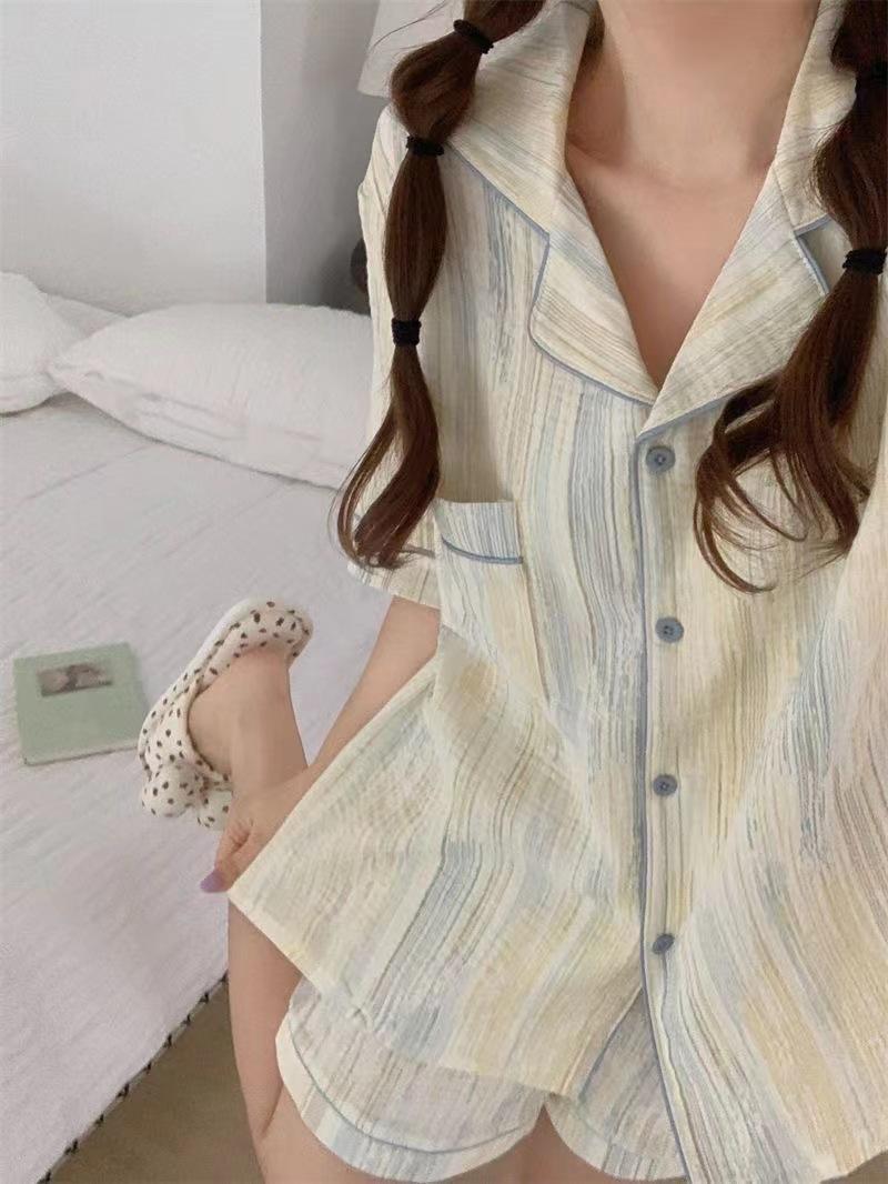 Летняя женская пижама Sweet Girl, домашний комплект, пижама Lazy Wind, женская, с короткими рукавами, цвета матча, зеленая, милая, молочная, шелковая, домашняя одежда M
Летняя женская пижама Sweet Girl, домашний комплект, пижама Lazy Wind, женская, с короткими рукавами, цвета матча, зеленая, милая, молочная, шелковая, домашняя одежда M