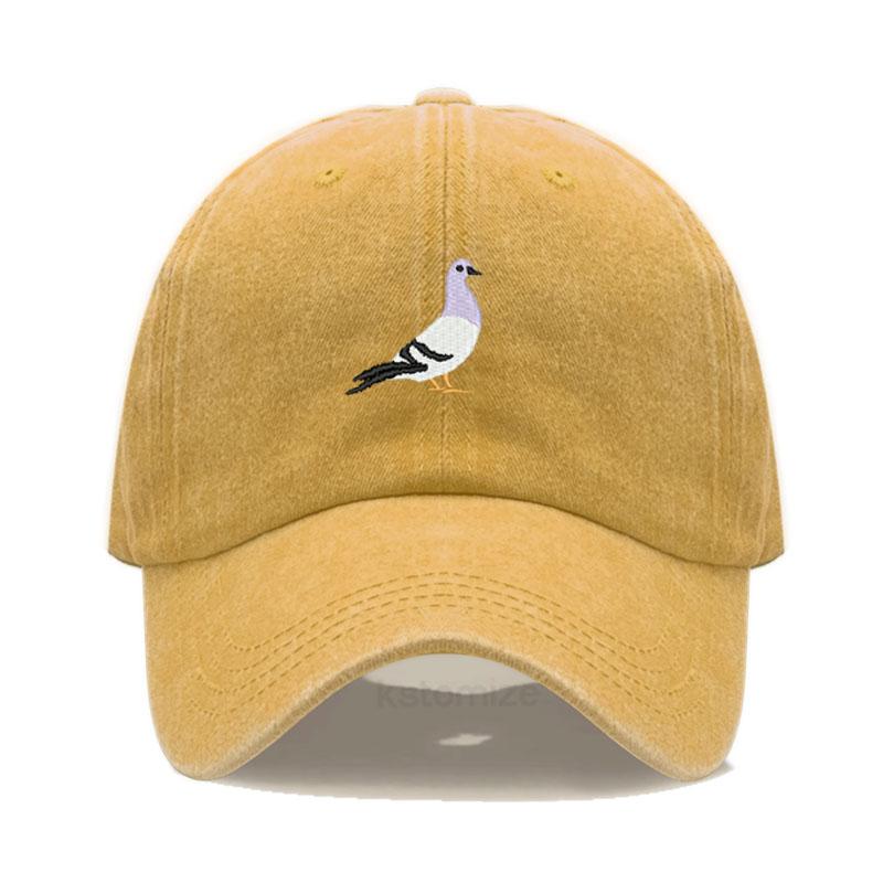 Pigeon Embroidery Baseball Cap For Women Men Fashion Adjustable Soft Washed Cotton Dad Hat Unisex Classic Golf Caps
Pigeon Embroidery Baseball Cap For Women Men Fashion Adjustable Soft Washed Cotton Dad Hat Unisex Classic Golf Caps