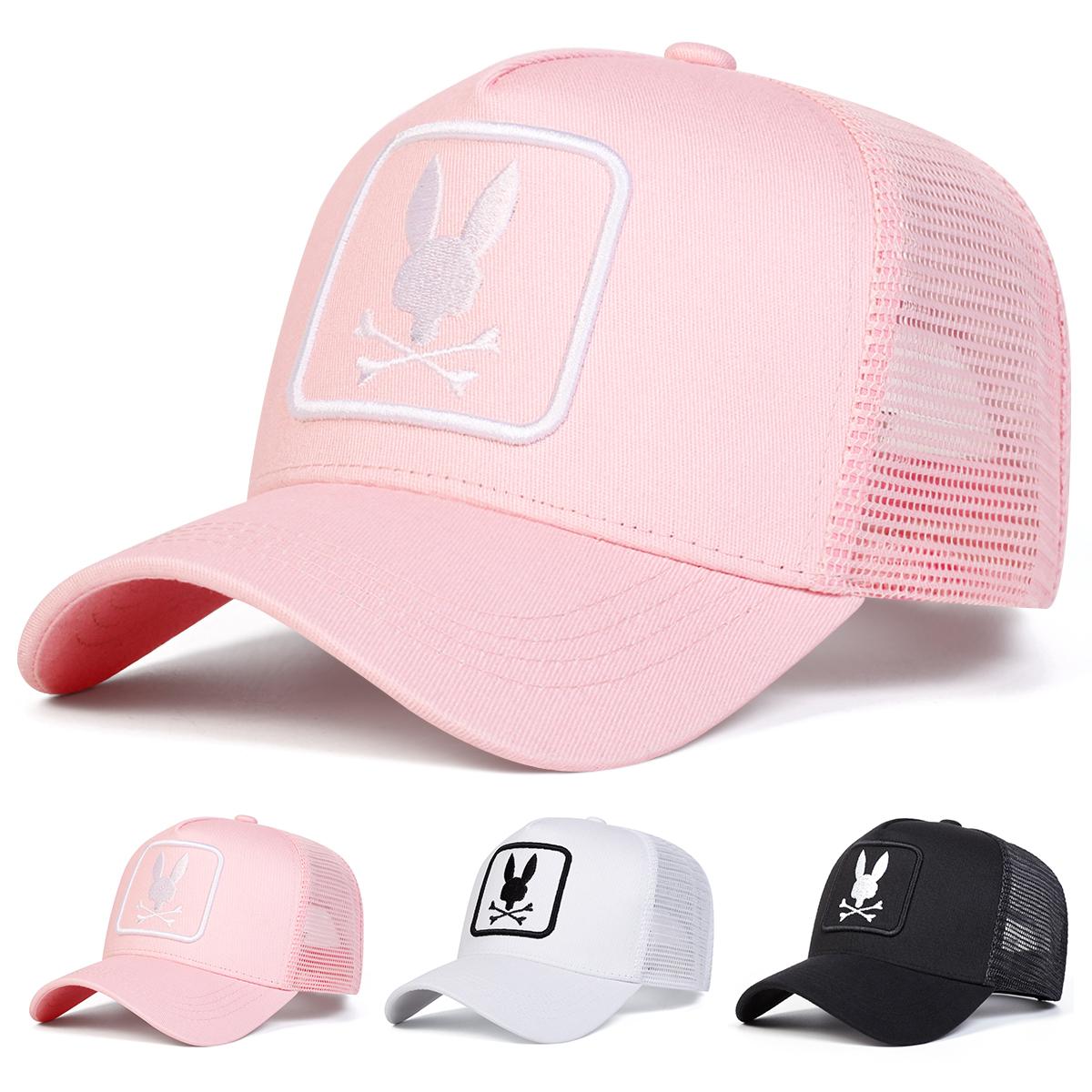 Unisex Rabbit Head Embroidery Baseball Net Caps Spring Summer Outdoor Adjustable Casual Hats Dad Hat Sunscreen Hat рожевий
Unisex Rabbit Head Embroidery Baseball Net Caps Spring Summer Outdoor Adjustable Casual Hats Dad Hat Sunscreen Hat рожевий