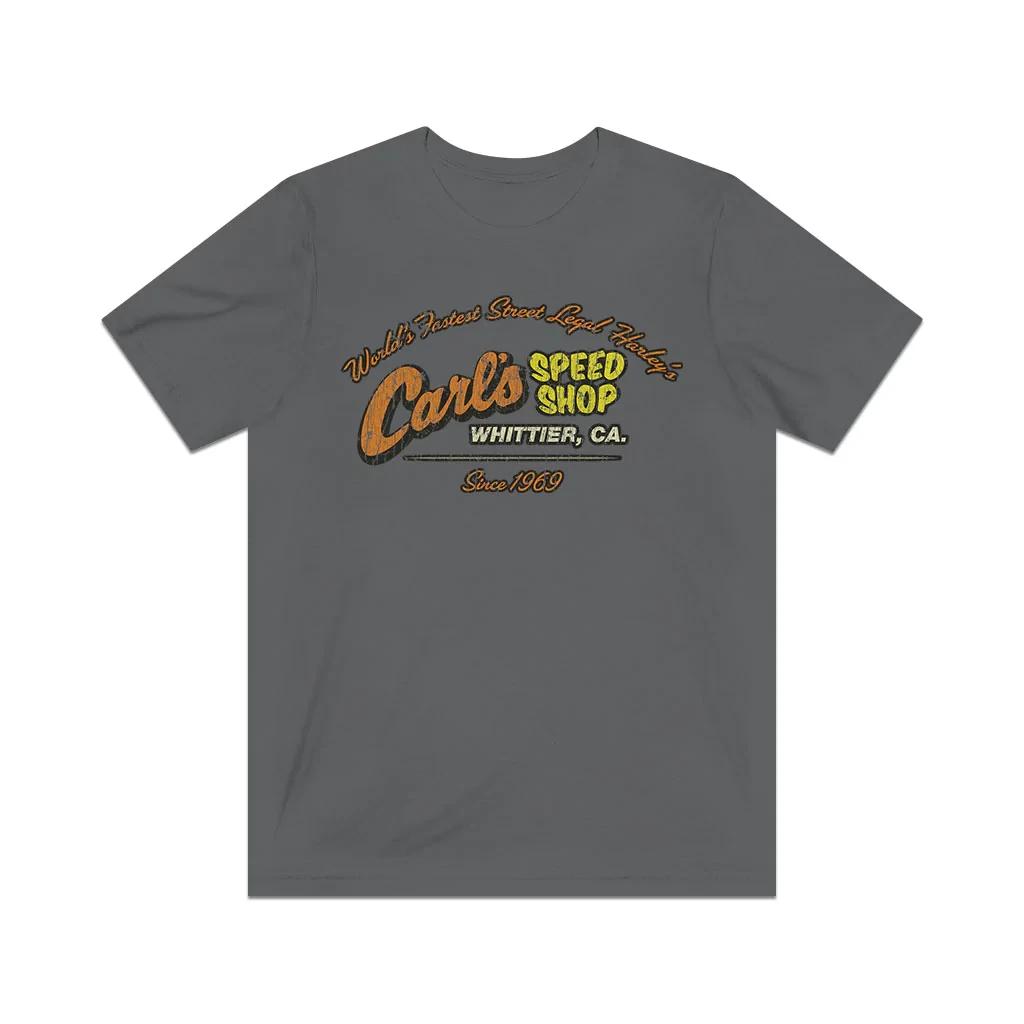 Carl s Speed Shop Whittier 1969 F/B Vintage Men’s T shirt M
Carl s Speed Shop Whittier 1969 F/B Vintage Men’s T shirt M