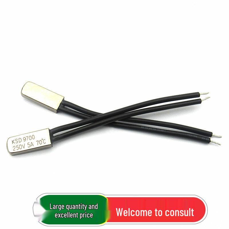 KSD9700 Temperature Control Switch, 70°C, Normally Closed, 5A/250V
KSD9700 Temperature Control Switch, 70°C, Normally Closed, 5A/250V