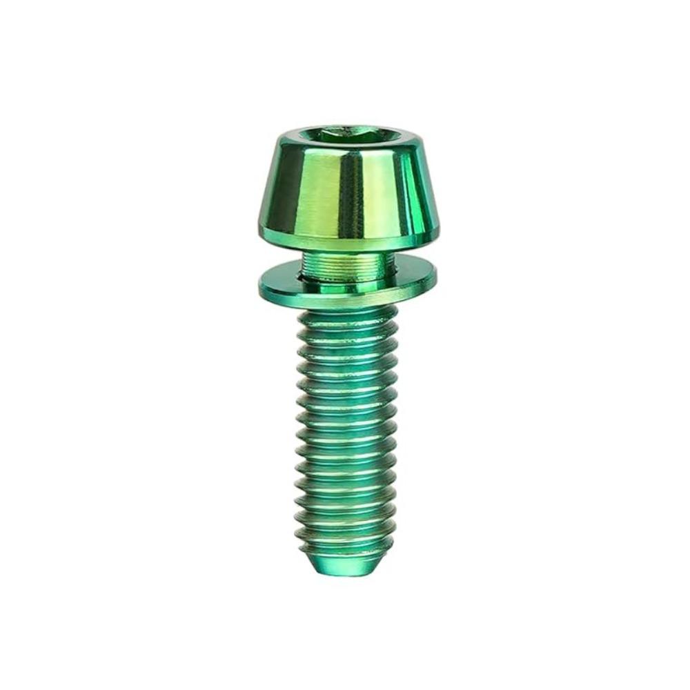 M5x18mm Titanium Bolt M5x20mm Stem Clamp Screws High Quality Disc Brake Screws M5x16 Green
M5x18mm Titanium Bolt M5x20mm Stem Clamp Screws High Quality Disc Brake Screws M5x16 Green