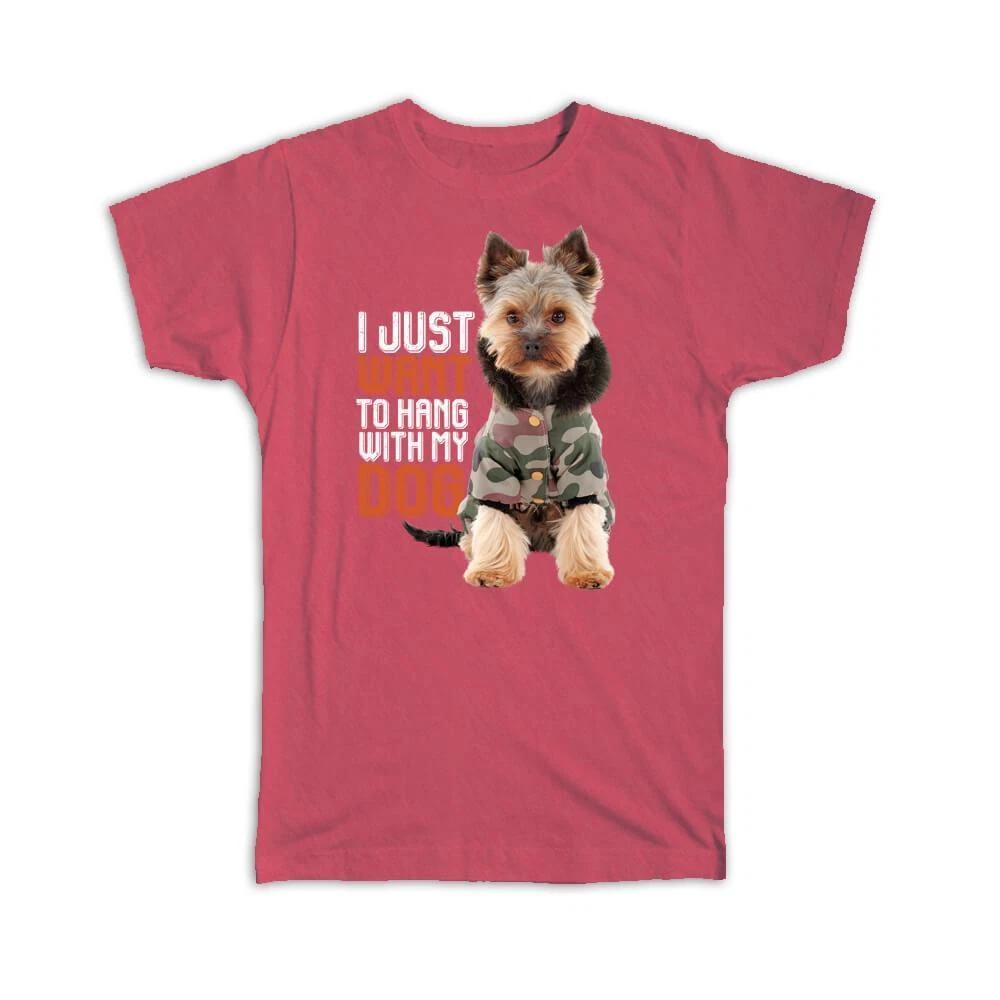 Gift T-Shirt : Cute Yorkshire Puppy Dog Pet Animal Military Style Paws Print 2XL
Gift T-Shirt : Cute Yorkshire Puppy Dog Pet Animal Military Style Paws Print 2XL