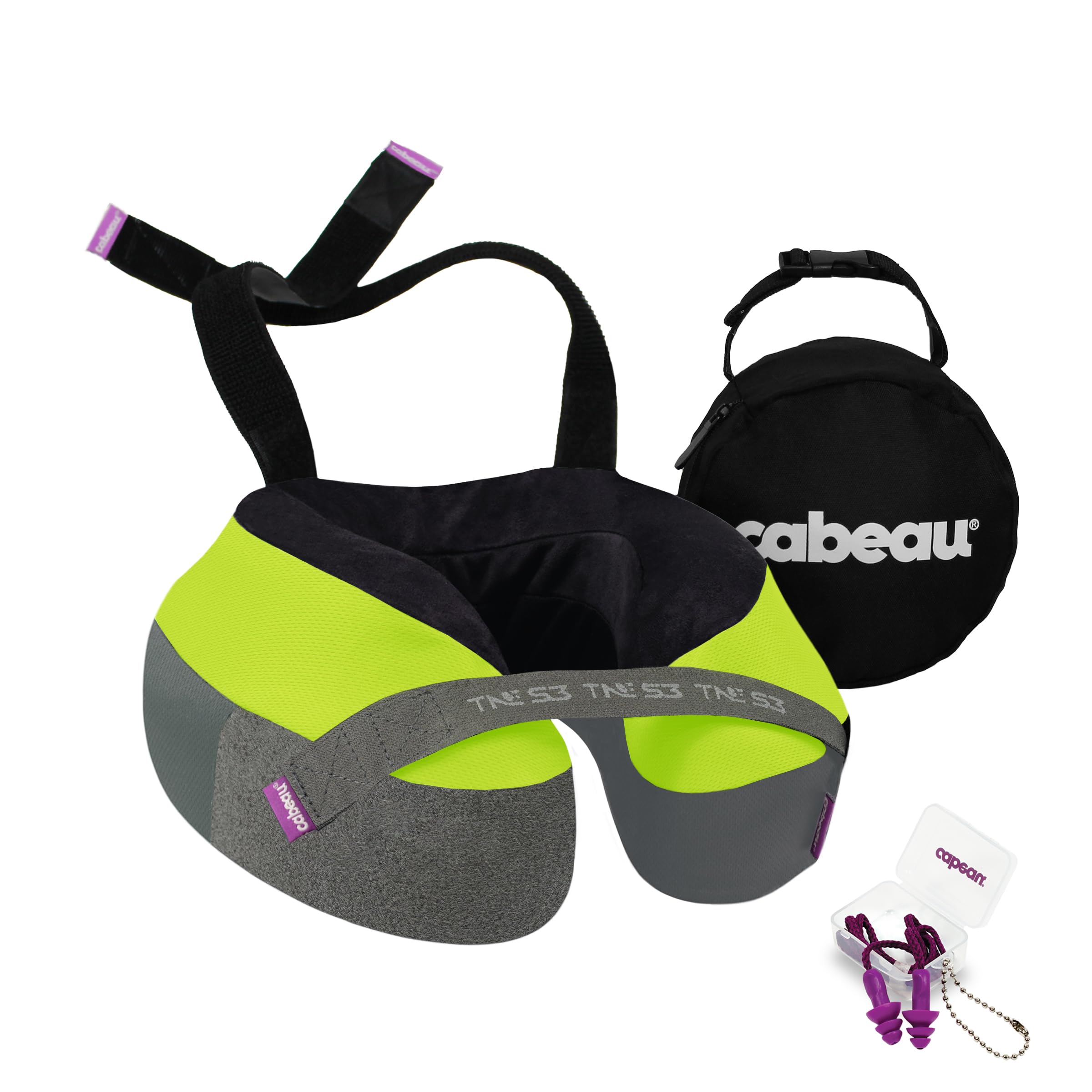 Подушка для шеи Cabeau TNE S3 Travel Neck Pillow с эффектом памяти, подушка для шеи в самолете с ремнями для крепления, поддержка на 360 градусов для игровой шеи
Подушка для шеи Cabeau TNE S3 Travel Neck Pillow с эффектом памяти, подушка для шеи в самолете с ремнями для крепления, поддержка на 360 градусов для игровой шеи