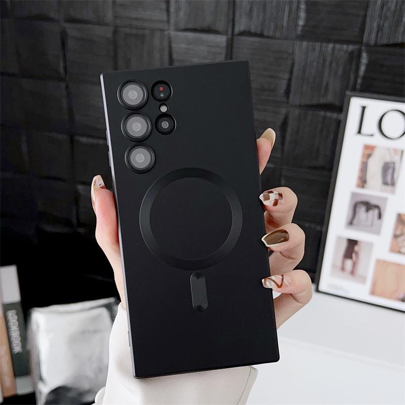 Чехол для телефона Samsung S25 Ultra, совместимый с MagSafe, с магнитной металлической краской и защитной пленкой для объектива, подходит для S24 Plus и S23U S24 Ultra
Чехол для телефона Samsung S25 Ultra, совместимый с MagSafe, с магнитной металлической краской и защитной пленкой для объектива, подходит для S24 Plus и S23U S24 Ultra