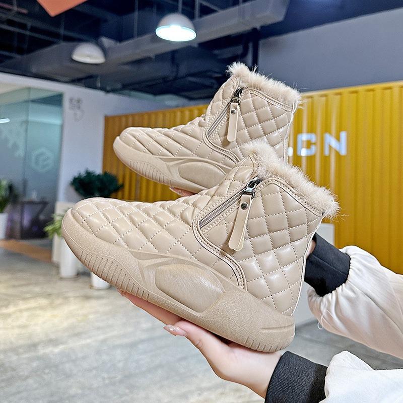 Snow boots women s winter velvet thickened warm high-top boots non-slip outer wear platform cotton shoes Q-5 40 хакі
Snow boots women s winter velvet thickened warm high-top boots non-slip outer wear platform cotton shoes Q-5 40 хакі