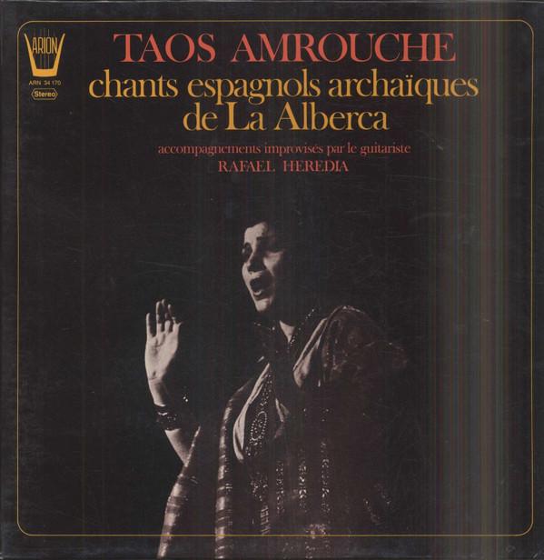 LP Record TAOS AMROUCHE - Chants Espagnols Archaïques de la A ARN34170 ARION France Folk Used
LP Record TAOS AMROUCHE - Chants Espagnols Archaïques de la A ARN34170 ARION France Folk Used