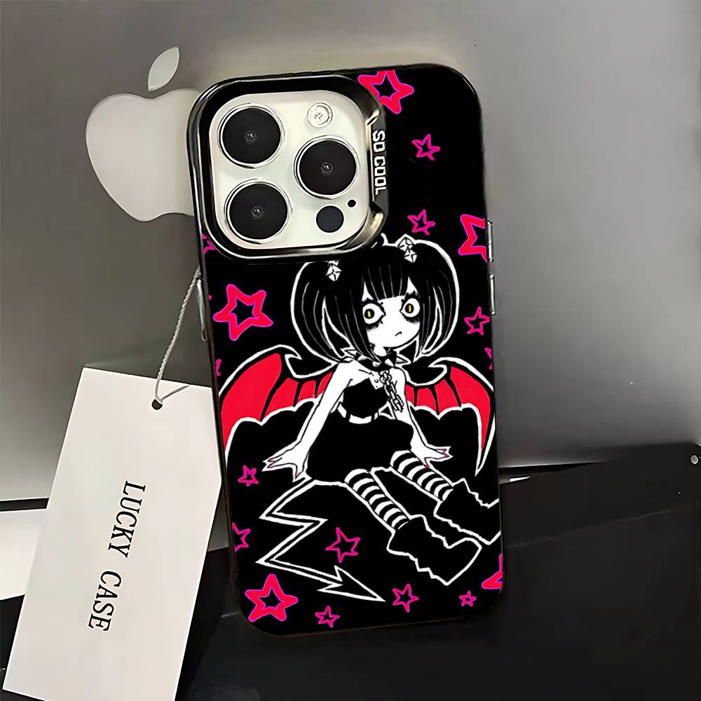 Love Black and Cute Emo Phone Case For iPhone 17,16,15,14,13,12,11,Pro,Max,Plus,E,Air,Mini Black Tpu IMD Cover iPhone13
Love Black and Cute Emo Phone Case For iPhone 17,16,15,14,13,12,11,Pro,Max,Plus,E,Air,Mini Black Tpu IMD Cover iPhone13