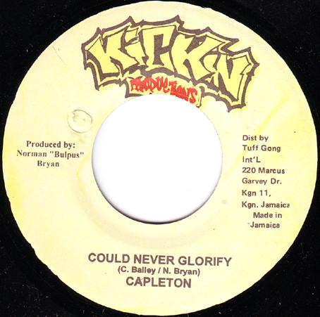 7inch Record CAPLETON - Could Never Glorify NONE Kickin Producti 1999 Jamaica Reggae, Ska & Dub Used
7inch Record CAPLETON - Could Never Glorify NONE Kickin Producti 1999 Jamaica Reggae, Ska & Dub Used