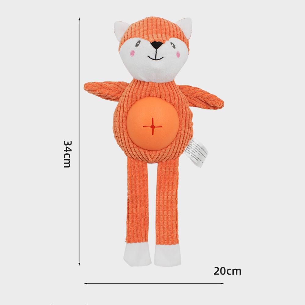 Plush Fox Monkey Koala Dog Toy Puppy Chew Bite Pet Squeak Toy For Small Medium Big Dogs помаранчевий
Plush Fox Monkey Koala Dog Toy Puppy Chew Bite Pet Squeak Toy For Small Medium Big Dogs помаранчевий