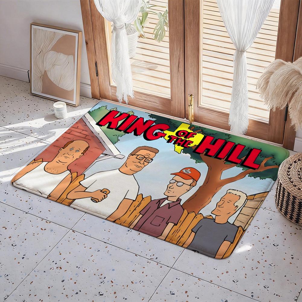 TV T King of the Hill Floor Mat Eco Flannel Doormat Non Slip Odorless Indoor Floor Rug Soft Short Plush Home Mat 50x80cm
TV T King of the Hill Floor Mat Eco Flannel Doormat Non Slip Odorless Indoor Floor Rug Soft Short Plush Home Mat 50x80cm