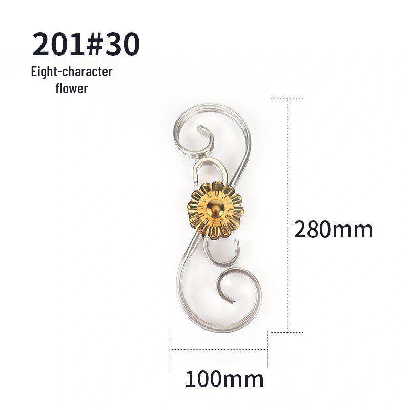 European Style 304 Stainless Steel Decorative Flower for Doors, Gates, Anti-Theft Nets, Balconies, and Windows
European Style 304 Stainless Steel Decorative Flower for Doors, Gates, Anti-Theft Nets, Balconies, and Windows