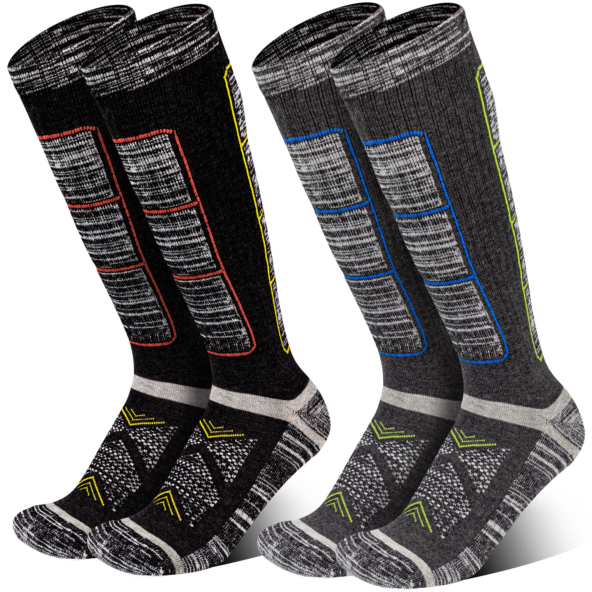 HASOME Snowboarding and Skiing Set of Winter Sports Socks L Green Set of Men s Socks, 2, Thick, Cold-Weather, Antibacterial, Odor-Resistant,
HASOME Snowboarding and Skiing Set of Winter Sports Socks L Green Set of Men s Socks, 2, Thick, Cold-Weather, Antibacterial, Odor-Resistant,