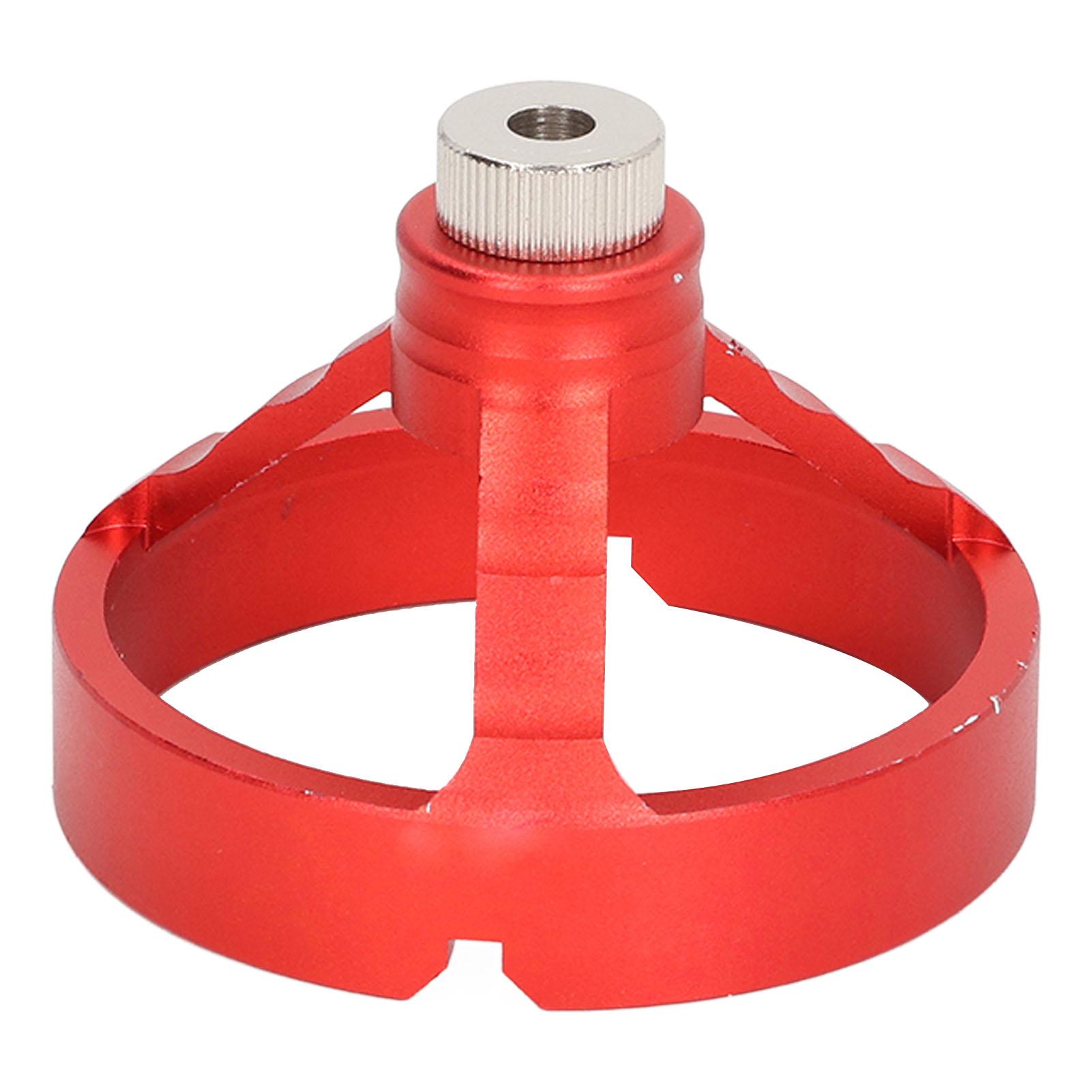 3 в 1 вертикальный локатор для перфоратора с 6 втулками для сверл, направляющее приспособление для сверл по дереву красный