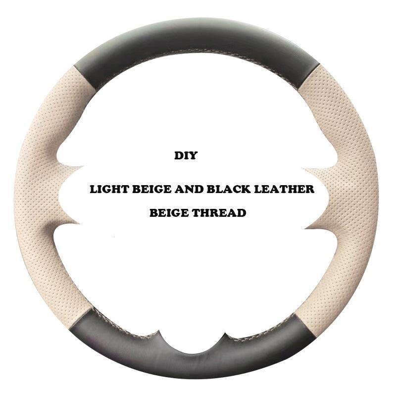 Custom Black Leather Car Steering Wheel Cover for Renault Scenic II 2003-2009 Hand Stitched Non-slip Car Interior Accessory
Custom Black Leather Car Steering Wheel Cover for Renault Scenic II 2003-2009 Hand Stitched Non-slip Car Interior Accessory