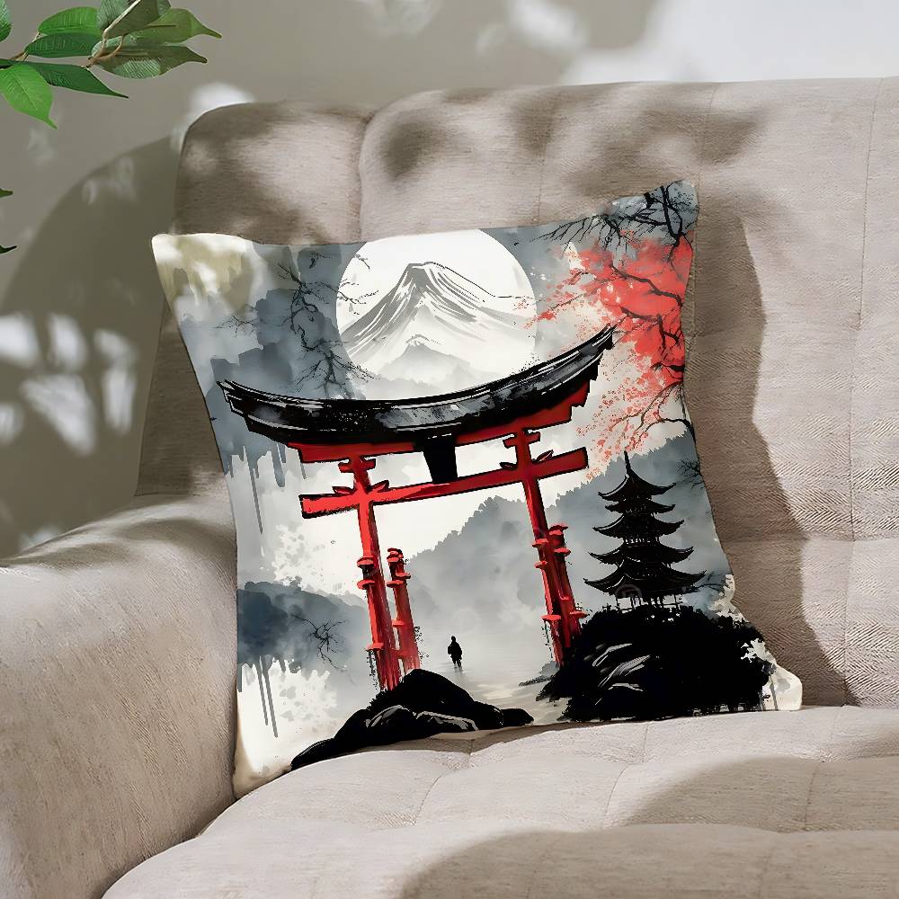 Chinese Landscape Pillow Case Throw Pillow Cover Nordic Vintage Style Cushion Covers Home Living Room Sofa Couch Seat Decor 16x16Inch
Chinese Landscape Pillow Case Throw Pillow Cover Nordic Vintage Style Cushion Covers Home Living Room Sofa Couch Seat Decor 16x16Inch
